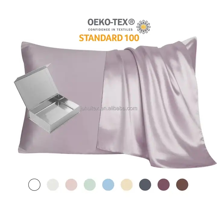 100% mulberry silk pillowcase 22 mm For Hair And Skin With Envelope Style mulberry silk pillowcase