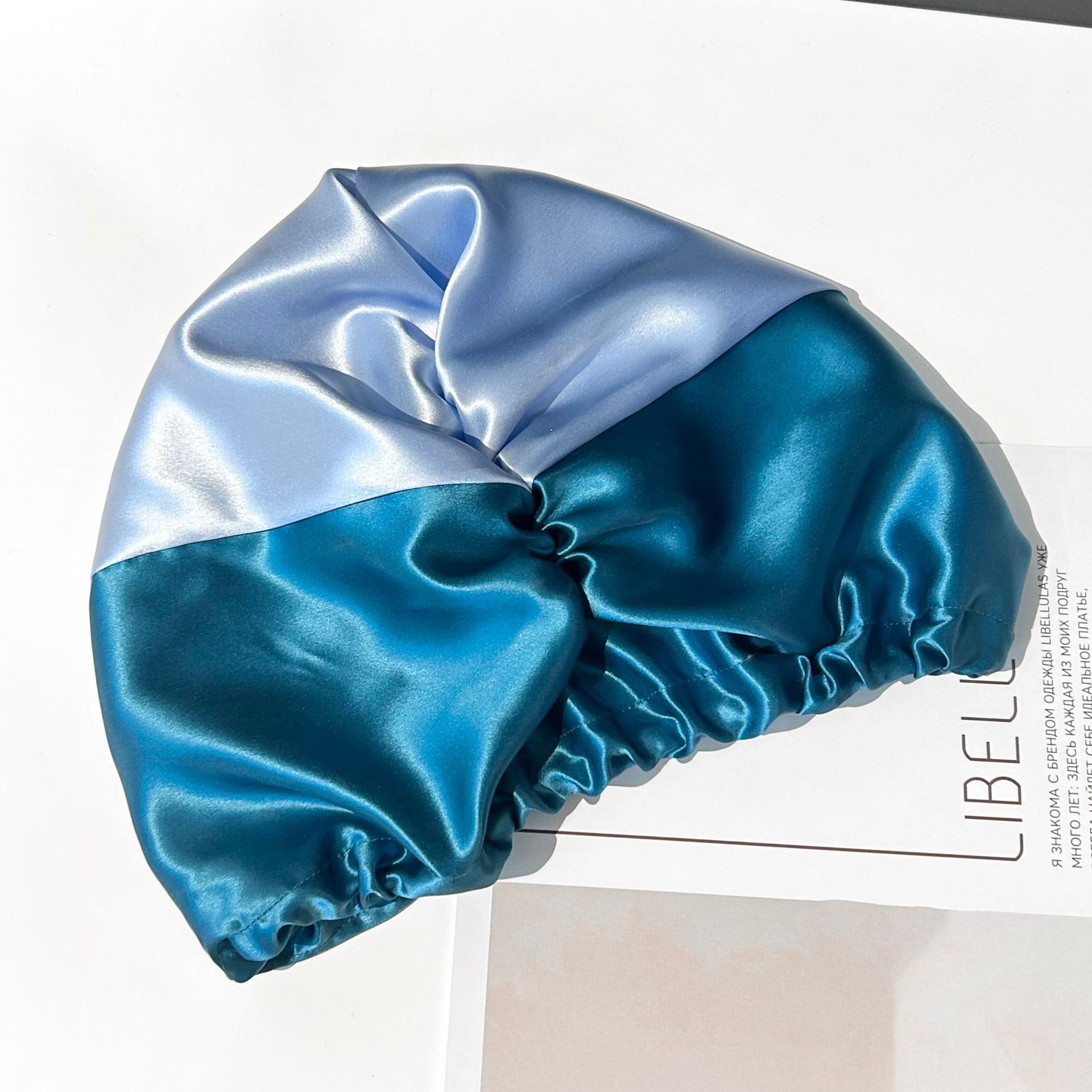 22 Momme Single Layer Silk Sleep Cap 100% Real Silk Hair Bonnet Head Wrap With Tie